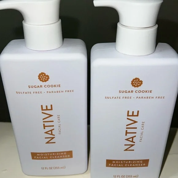 NEW Native Sugar Cookie BUNDLE!!! Shampoo + Facial Cleaners! FOUR BOTTLES!!🔥🔥🔥